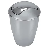 Koszyki łazienkowe - Spirella spirella 10.04265 kosz na śmieci Atlanta, 5 L, srebrny 10.04265 - miniaturka - grafika 1