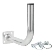 Uchwyty i mocowania do anten satelitarnych - Libox Uchwyt antenowy balkonowy czołowy z cybantami 40cm - miniaturka - grafika 1