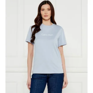 Calvin Klein T-shirt HERO LOGO Regular Fit - Koszulki i topy damskie - miniaturka - grafika 1