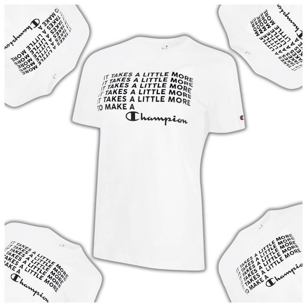 CHAMPION T-shirt Damski 114884 WHT S