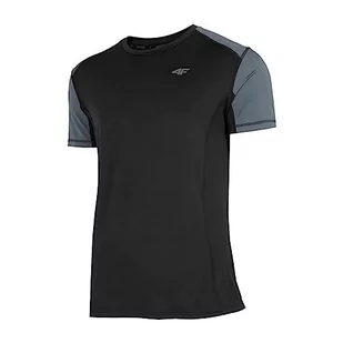 4F Męski T-shirt funkcyjny Tsmf010 Tshirt FNK, ciemnoszary (40), L, ciemnoszary (40), L - Koszulki męskie - miniaturka - grafika 1