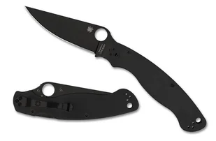Nóż składany Spyderco Military 2 Black G10, Black DLC CPM S30V by Sal, Eric Glesser (C36GPBK2) - Noże - miniaturka - grafika 1