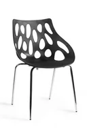 Krzesła - Unique Krzesło Area czarny - miniaturka - grafika 1