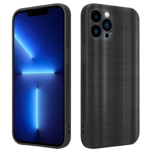 Etui Cadorabo do Apple iPhone 13 PRO MAX Protective Cover w kolorze czarnym Etui na telefon komórkowy Etui silikonowe TPU - Etui i futerały do telefonów - miniaturka - grafika 1