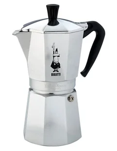 Bialetti Moka Express Kawiarka moka Aluminium, Czarny - Zaparzacze i kawiarki - miniaturka - grafika 1