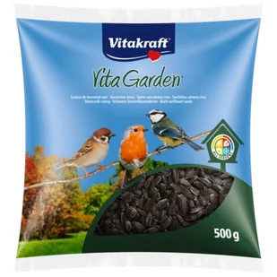 Słonecznik dla ptaków VITA GARDEN czarny 500g Vitakraft - Karma dla ptaków - miniaturka - grafika 1