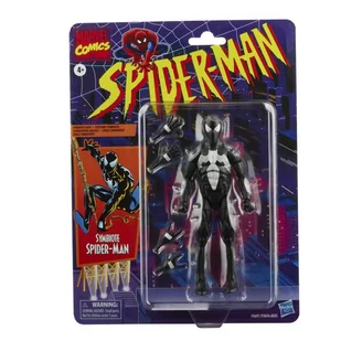 Hasbro F3697 Marvel Legends Series Spider-Man 15 cm Symbiote Spider-Man figurka zabawka, zawiera 4 akcesoria: 4 naprzemienne ręce F3697 - Figurki dla dzieci - miniaturka - grafika 1