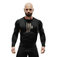 Koszulki sportowe męskie - Męska koszulka treningowa z długim rękawem Olimp - Men Longsleeve Gold Series-XXL - miniaturka - grafika 1