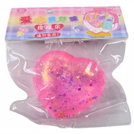 Zabawki sensoryczne - SERCE BROKATOWY GNIOTEK ANTYSTRESOWY SQUISHY ZABAWKA RÓŻNE KOLORY - miniaturka - grafika 1