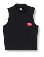 Koszulki i topy damskie - Fila Dziewczęca koszulka Toledo Cropped Top Cami, Czarne piękno, 158-164 - miniaturka - grafika 1