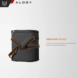 Samochodowy kosz na śmieci Organizer mini śmietnik na zagłówek fotel auta do samochodu czarny 8l torba termiczna Alogy - Pozostałe akcesoria do telefonów - miniaturka - grafika 19