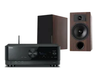 Kino domowe - Yamaha RX-V6A (czarny) + Tesi 3 (mokka) - miniaturka - grafika 1