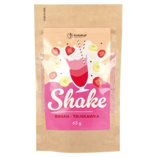 Mieszanka na shake banan truskawka 65g - Soki i napoje niegazowane - miniaturka - grafika 1