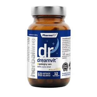 Pharmovit Dreamvit spokojny sen 60 kaps Vcaps F2E5-23781 - Układ nerwowy - miniaturka - grafika 1