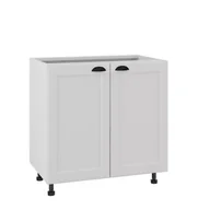 Meble kuchenne - London Szafka Dolna D2-80 Biały Mat - miniaturka - grafika 1