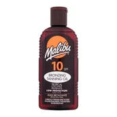 Balsamy i kremy do opalania - Malibu Bronzing Tanning Oil SPF10 preparat do opalania ciała 200 ml dla kobiet - miniaturka - grafika 1