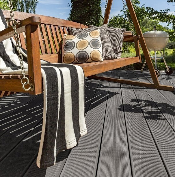 HDL Deska tarasowa kompozytowa jasnoszara 220x14,6 2m2