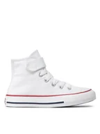 Buty dla dziewczynek - Converse Trampki Chuck Taylor All Star 1V Hi 372884C Biały - miniaturka - grafika 1
