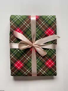 Bawełniany obrus plamoodporny zielony w klatkę - Obrusy i serwetki - miniaturka - grafika 1