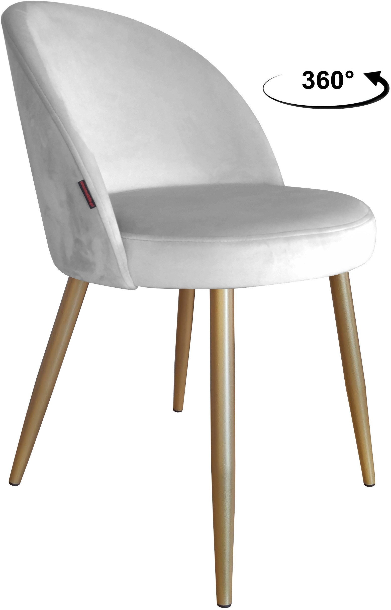 Krzesło obrotowe Trix podstawa złota MG39