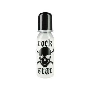 NOVATEX Rock Star Baby Butelka PIRAT 97010 - 250 ml - Butelki dla niemowląt - miniaturka - grafika 1