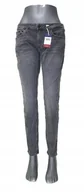 Spodnie damskie - Jeansy damskie Tommy Jeans Sophie DW0DW04996 rurki szare niski stan W34/L30 - miniaturka - grafika 1
