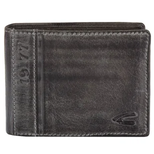 Camel Active Melbourne 247-702-60 – skórzany portfel męski czarny/szary 247 702 60 - Portfele Camel Active Melbourne 247-702-60 – skórzany portfel męski czarny/szary 247 702 60 - Portfele - miniaturka - grafika 1