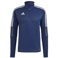 Bluzy sportowe męskie - Bluza adidas TIRO 21 Warm Top GH4463 - miniaturka - grafika 1