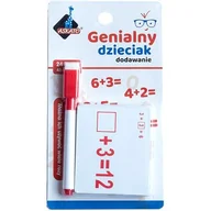 Książki edukacyjne - Askato Genialny dzieciak - fiszki matematyczne, dodawanie - miniaturka - grafika 1