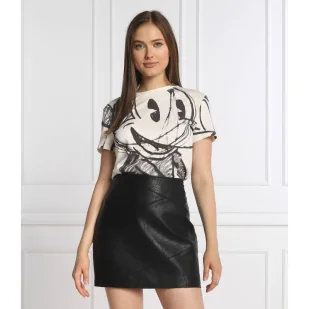 Desigual T-shirt | Regular Fit - Koszulki i topy damskie - miniaturka - grafika 1