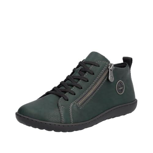 Rieker Damskie 52804 krótkie kozaki, zielone, 37 EU, zielony, 37 EU