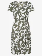 Sukienki - More & More Sukienka w kolorze oliwkowo-białym - miniaturka - grafika 1