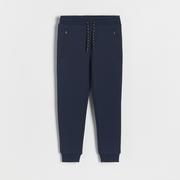 Spodnie i spodenki dla chłopców - Reserved - Dresowe spodnie jogger - Niebieski - miniaturka - grafika 1