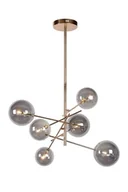 Lampy sufitowe - Alara lampa wisząca 6xG4 złota/przydymiona 46417/06/10 - miniaturka - grafika 1