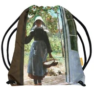 Torby szkolne - Worek Bretońska dziewczyna Anna Bilińska-Bohdanowiczowa-Standard - miniaturka - grafika 1