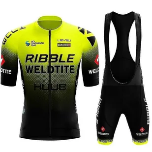 22 lata nowych ubrań rowerowych Xi'lie Męskie spodenki rowerowe Huub Ribble Weldtite 3XL Yellow - Spodenki rowerowe - miniaturka - grafika 1