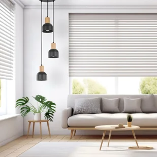 Czarno-drewniana lampa wisząca do kuchni TK 4895 z serii CAIRO - Lampy sufitowe - miniaturka - grafika 5