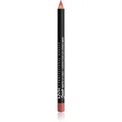Konturówki do ust - NYX SUEDE MATTE LIP LINER-BRUNCH ME Zamów do 16:00 wysyłka kurierem tego samego dnia! - miniaturka - grafika 1