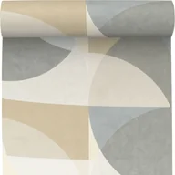 Tapety - Tapeta Giraha beżowa winylowa na flizelinie - miniaturka - grafika 1