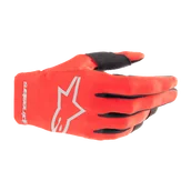 Rękawice motocyklowe - Rękawice Cross Alpinestars Radar Mars Czerwony/SrebrnyXXL - miniaturka - grafika 1