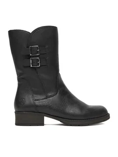 Rieker Botki Z9571-00 Czarny - Botki damskie - miniaturka - grafika 1