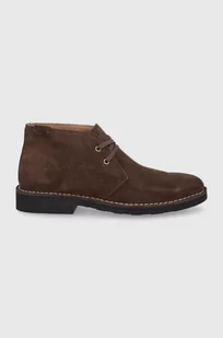 Polo Ralph Lauren Półbuty zamszowe Talan Chukka męskie kolor brązowy 803759747004 - Półbuty męskie - miniaturka - grafika 1