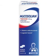 Przeziębienie i grypa - Mucosolvan 30mg x20 tabletek - miniaturka - grafika 1