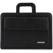 Walizki - Biwuar neseser aktówka teczka organizer dla handlowca stylowa czarna Beltimore czarny - miniaturka - grafika 1