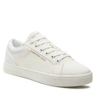 Półbuty męskie - Sneakersy Calvin Klein Jeans Classic Cupsole Low Lth In Dc YM0YM00976 Triple White 0K4 - grafika 1