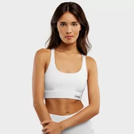 Bielizna sportowa damska - Stanik Fitness SIROKO Balance White Biały Kobieta - miniaturka - grafika 1