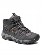 Buty trekkingowe męskie - Keen Trekkingi Koven Mid Wp 1020210 Black/Steel Grey - miniaturka - grafika 1