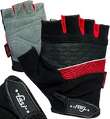 Rękawiczki rowerowe - RĘKAWICZKI ROWEROWE KRÓTKIE BEZ PALCÓW ŻELOWE S - miniaturka - grafika 1