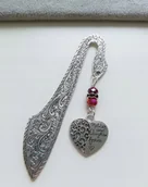 Zakładki do książek - MEGA ZAKŁADKA DO KSIĄŻKI SERCE MAMA CÓRKA PREZENT - miniaturka - grafika 1