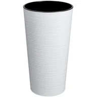 Donice - Donica na kwiaty dłuto 25 cm, biała - miniaturka - grafika 1